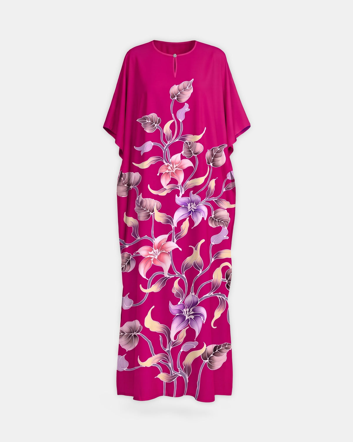 Kaftan Batik K3, Fuchsia
