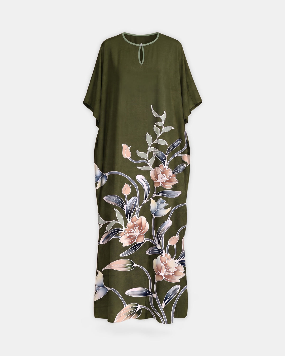 Kaftan Batik K7, Olive
