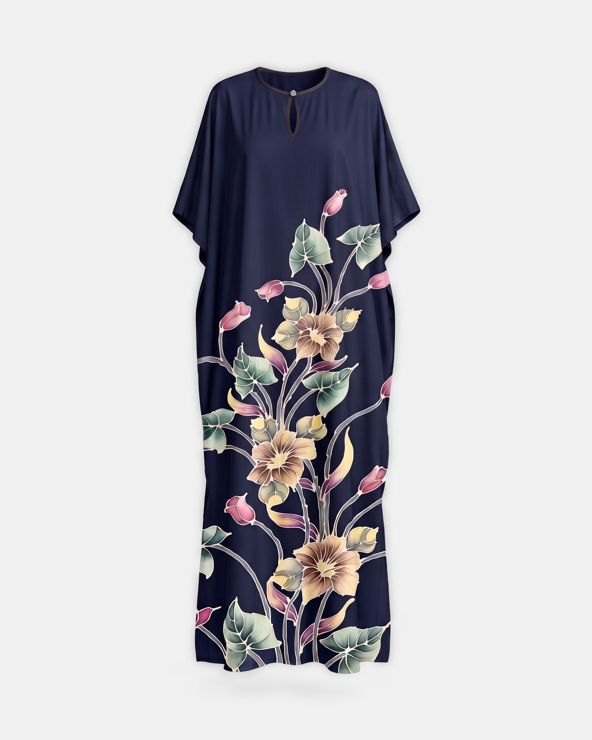 Kaftan Batik K12, Navy