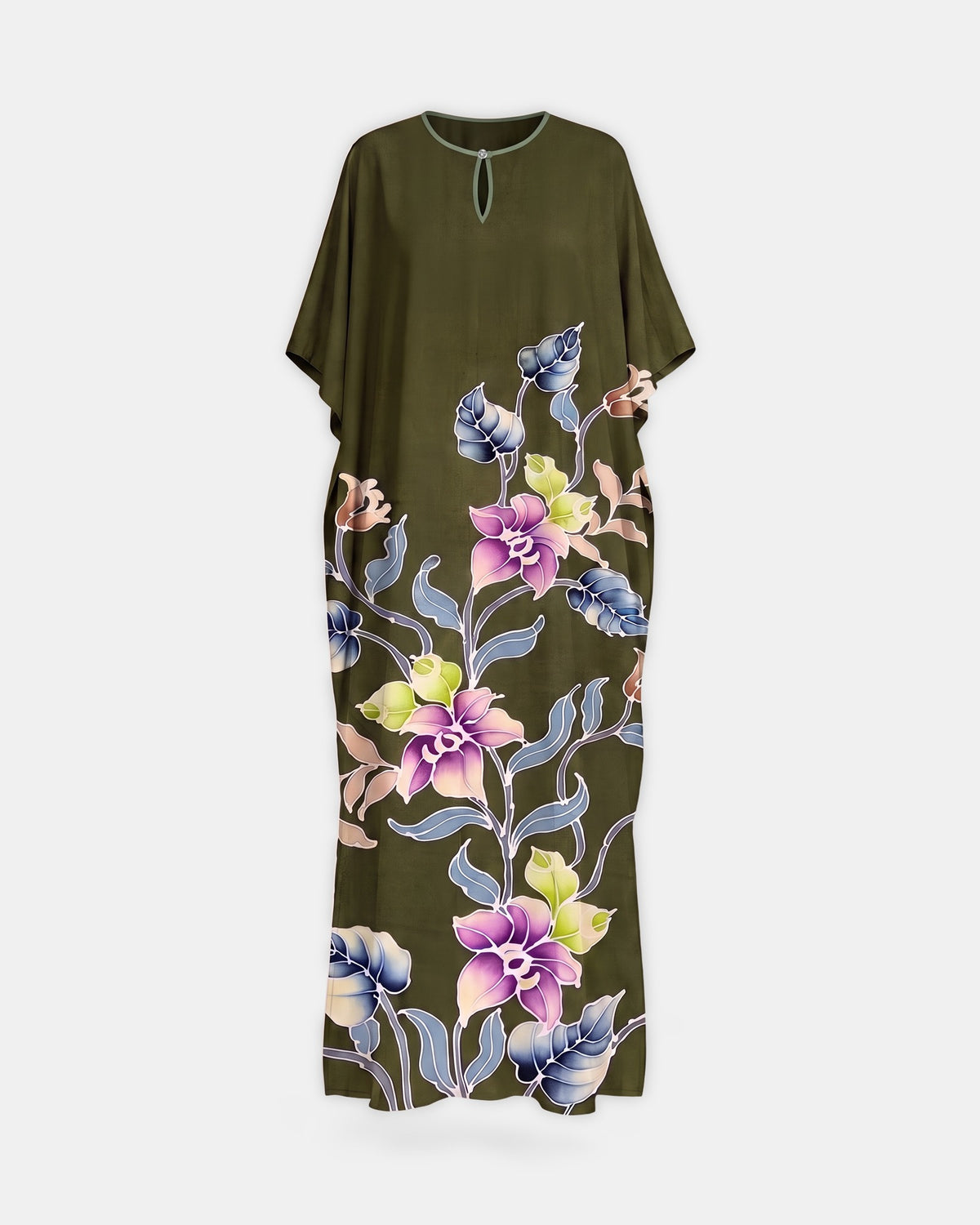 Kaftan Batik K19, Olive