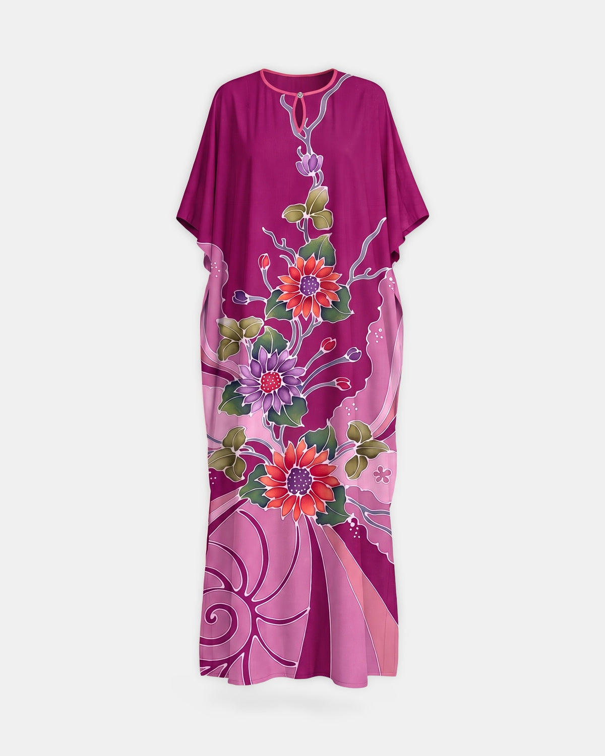 Kaftan Batik K23, Magenta