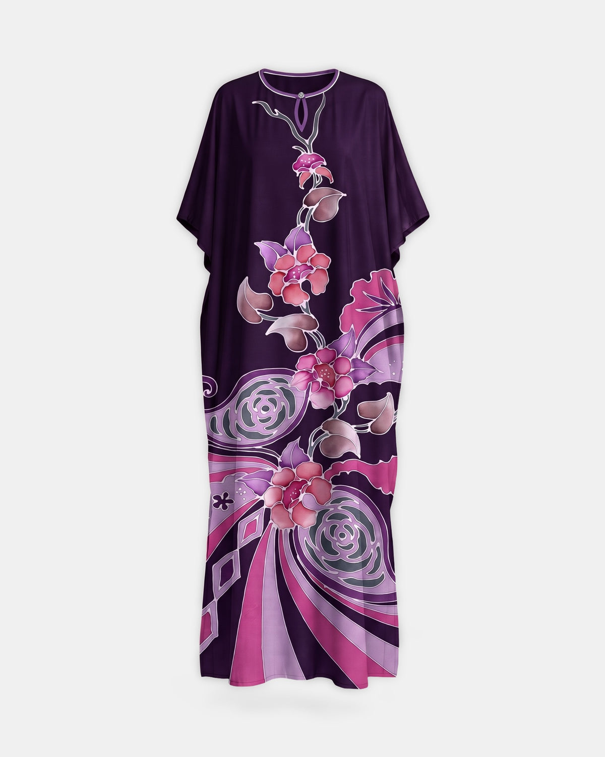 Kaftan Batik K24, Purple