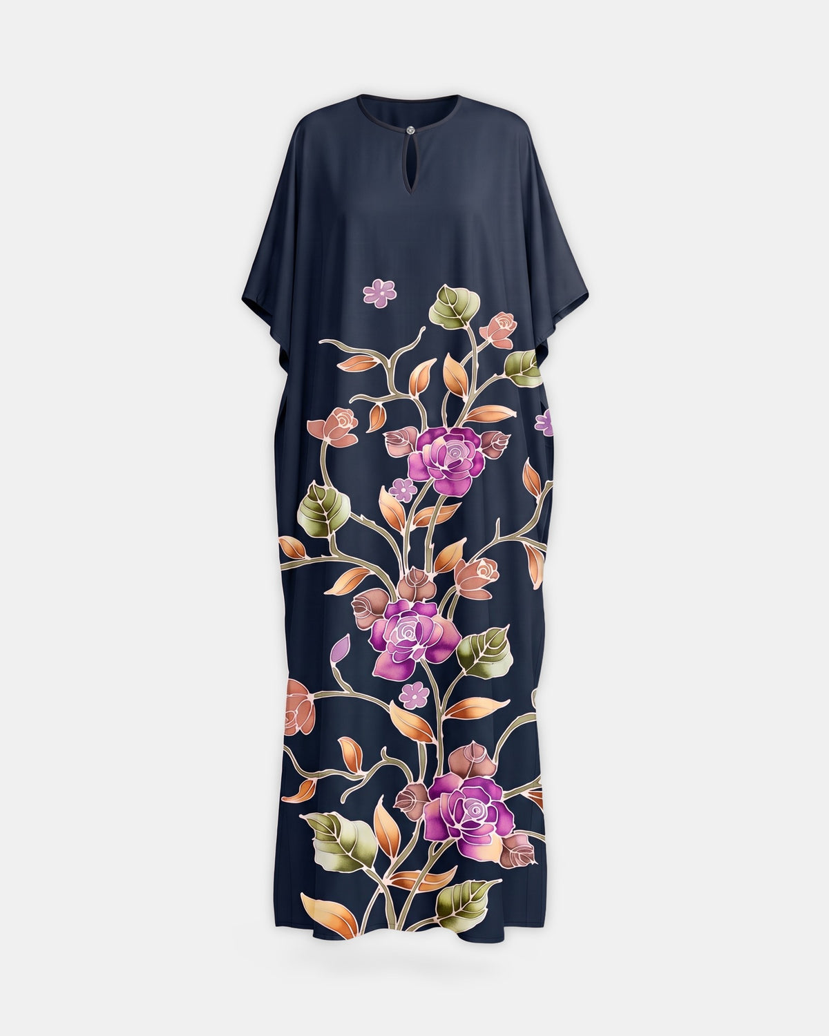 Kaftan Batik K25, Navy