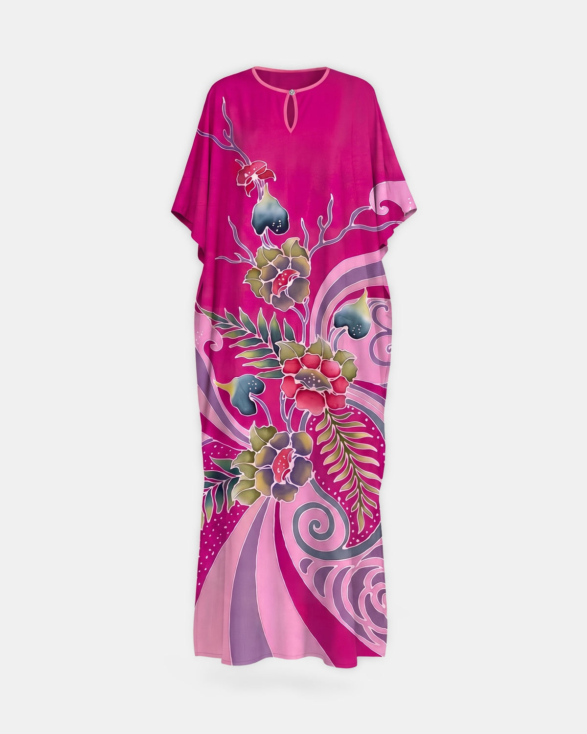 Kaftan Batik K27, Fuchsia