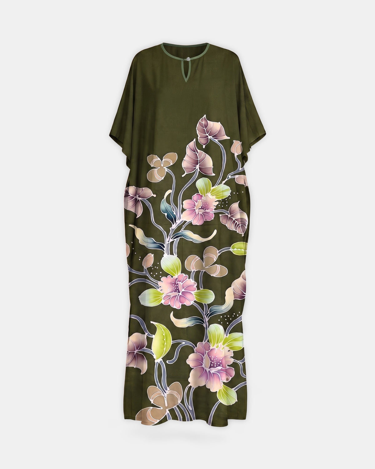 Kaftan Batik K30, Olive