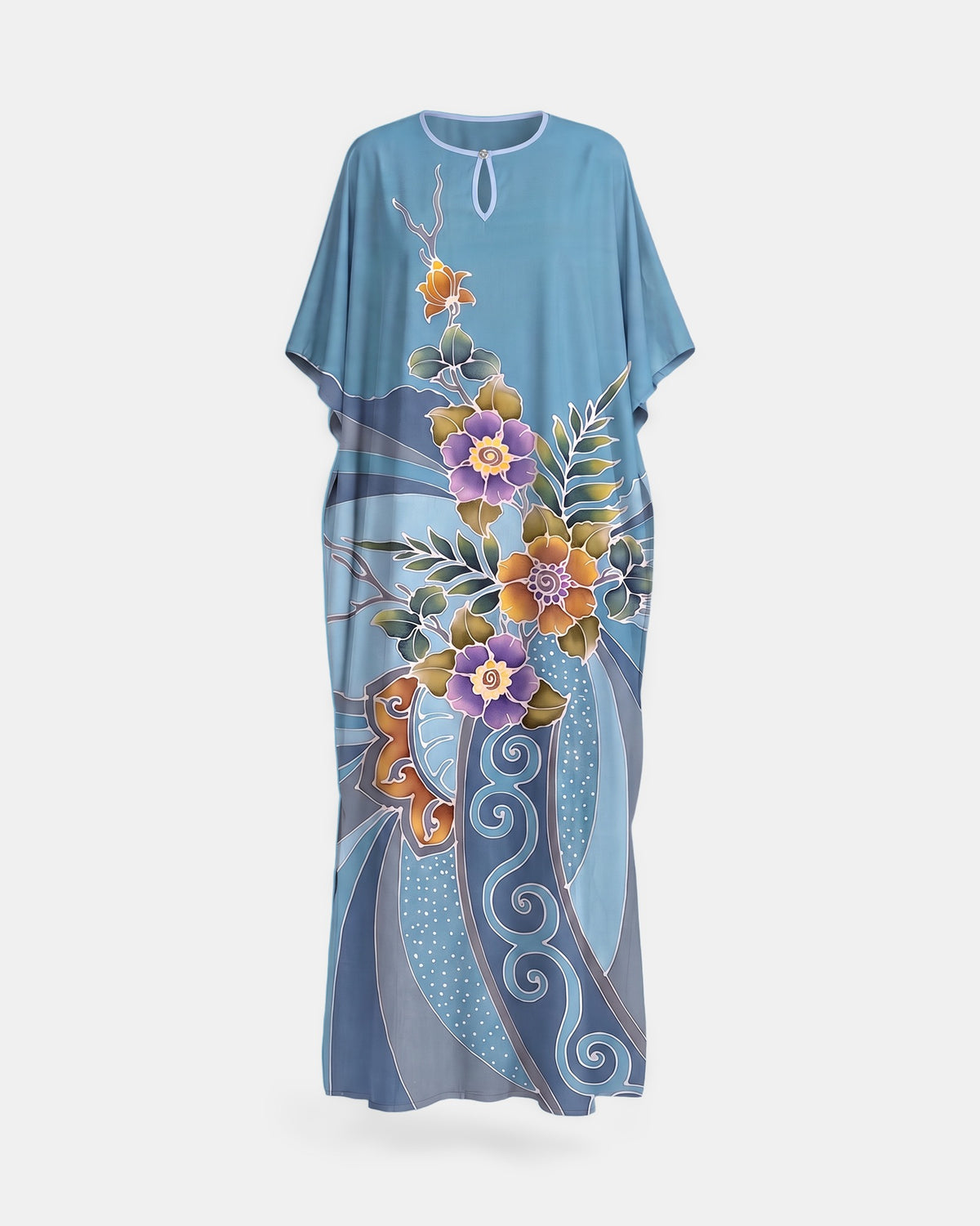 Kaftan Batik K39, Sky Blue