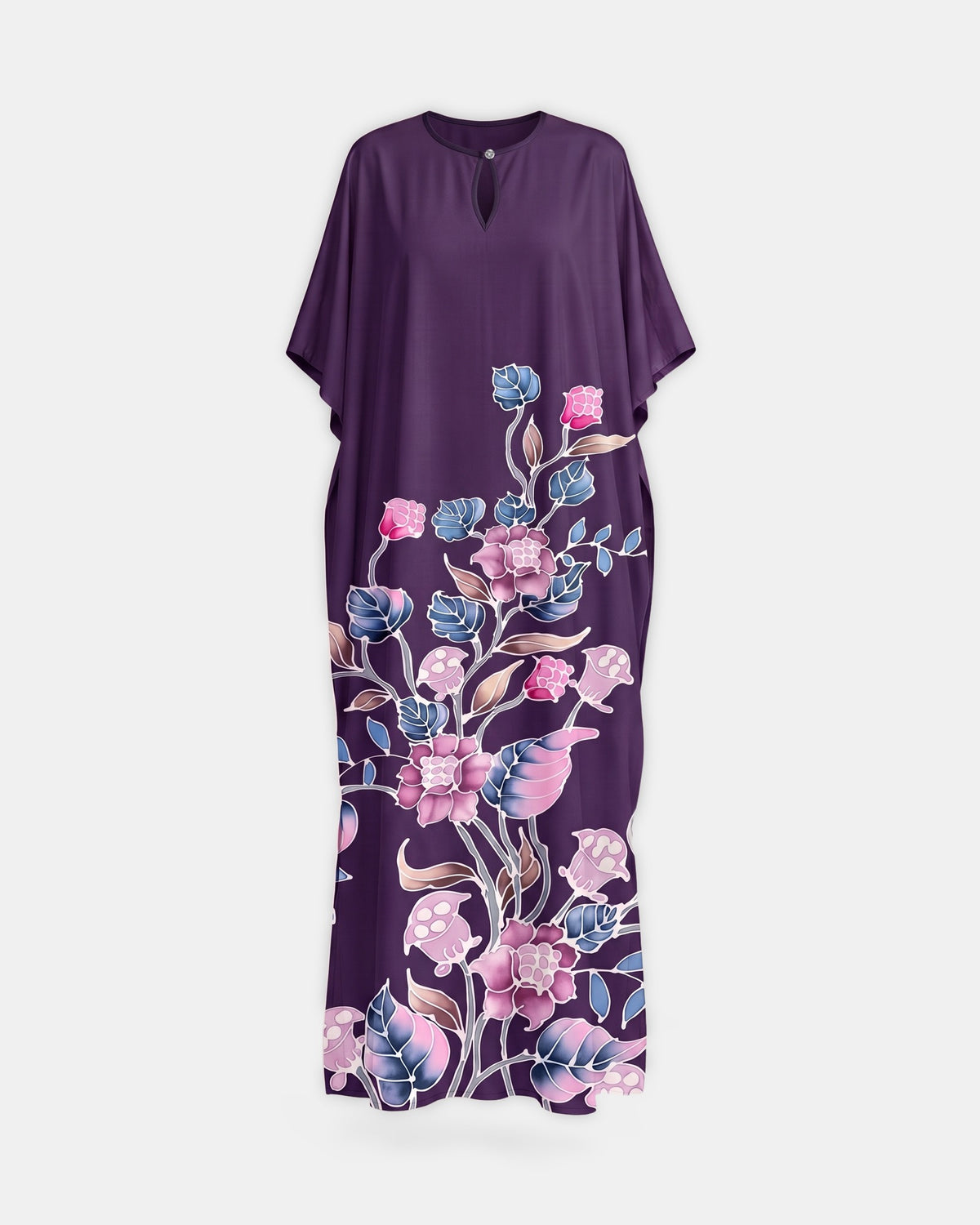 Kaftan Batik K45, Purple