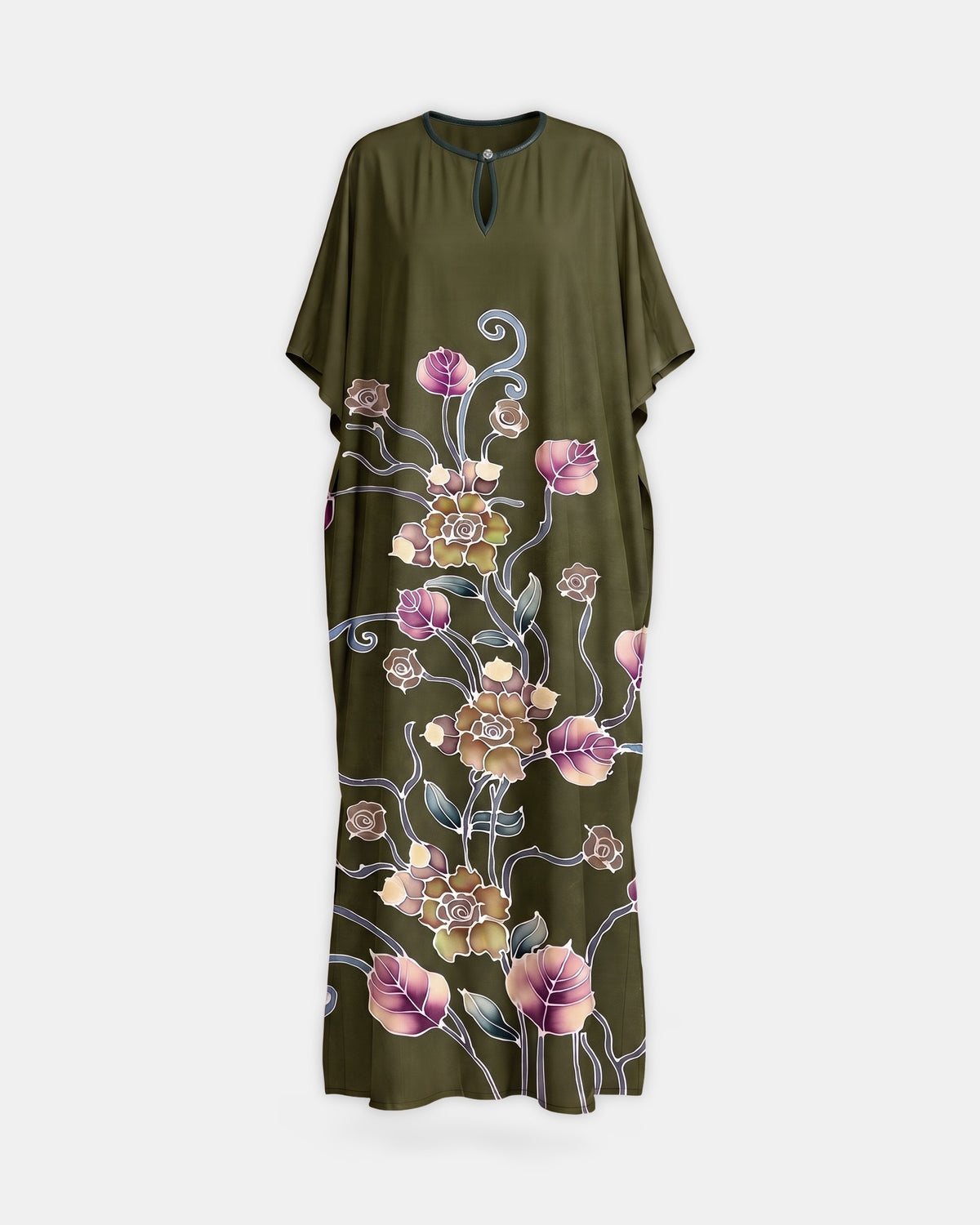 Kaftan Batik K49, Olive